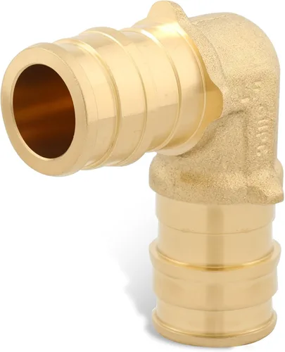 Vista 5 de PEX-A - Paquete combinado de accesorios de expansión – 1/2 pulgada en T y codo, paquete de 10 (5 T + 5 codos), latón sin plomo, compatible
