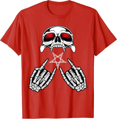 Vista 53 de Camisas de metal pesado con diseño de abanico de metal Negro