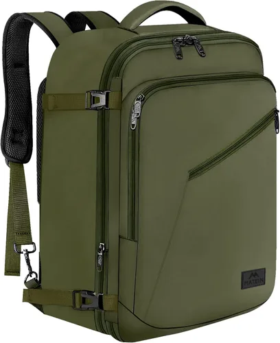 Vista 106 de MATEIN - Mochila de viaje extragrande de 10.56 galones, mochila de viaje ampliable apta para aerolíneas, para viajeros de fin de semana, hombres
