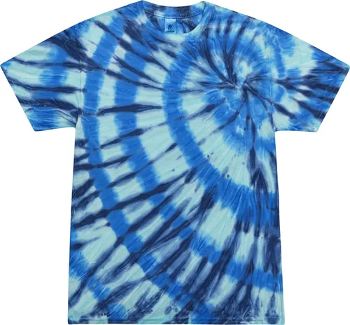 Vista 47 de Colortone Camisetas Tie Dye para Hombre y Mujer - Camisetas de manga corta unisex Tie-Dye para adultos Acadia