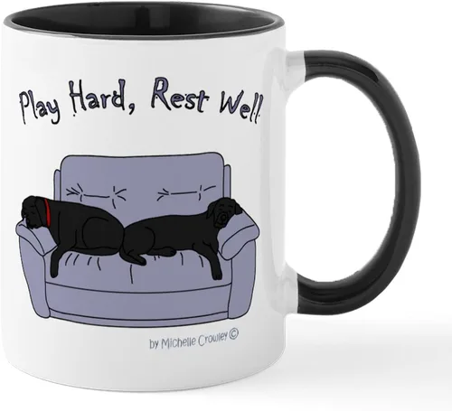 Vista 17 de CafePress Black Lab Mug Taza de café de cerámica de 11 oz (11.0 fl oz)