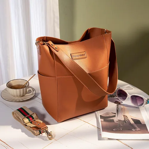 Vista 2 de Montana West Bucket Bag for Women Crossbody Purses and Handbags Hobo Shoulder Bags