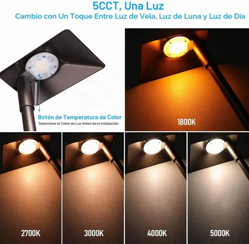 Vista 4 de LEONLITE Paquete de 6 luces antideslumbrantes de bajo voltaje 5CCT, 12-24V