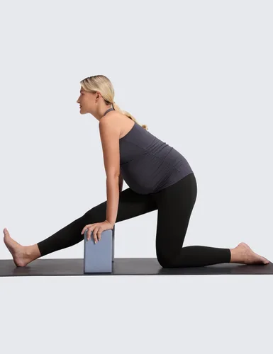 Vista 4 de CRZ YOGA Butterluxe - Leggings de maternidad sobre el vientre de 25 pulgadas, pantalones suaves para entrenamiento, yoga y embarazo