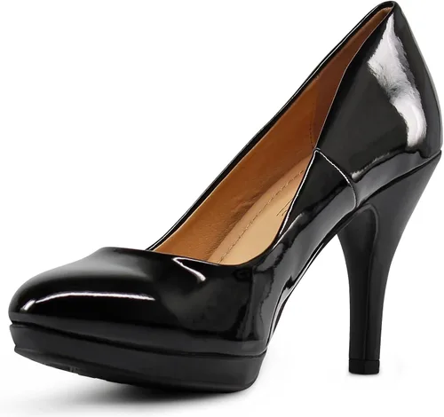 Vista 3 de Marco Republic Rome tacones de espuma con memoria acolchados con plataforma baja y cómodos para mujer