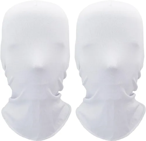 Vista 14 de 2 máscaras de cara completa para Halloween, elastano, cosplay, capucha, sin rostro, morph, unisex, para adultos, disfraz de fiesta