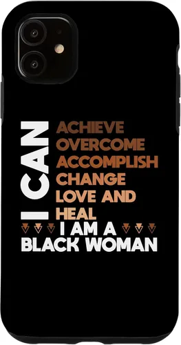 Vista 8 de iPhone 11 Pro Max poderoso negro mujer afirmación afroamericana orgullo caso