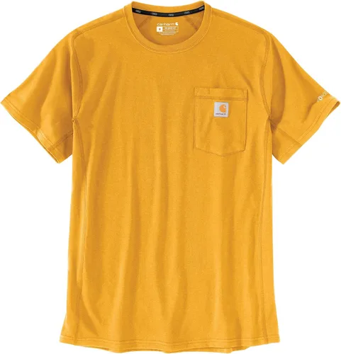 Vista 45 de Carhartt Force - Camiseta de manga corta, con bolsillo, de ajuste holgado y peso medio para hombre Malt