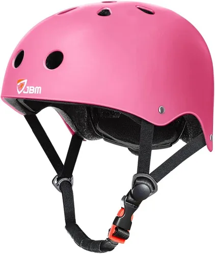Vista 14 de Casco para Monopatín JBM - Casco Ligero, Ajustable y Ventilado para Patinete, Patines, Patinaje en Línea