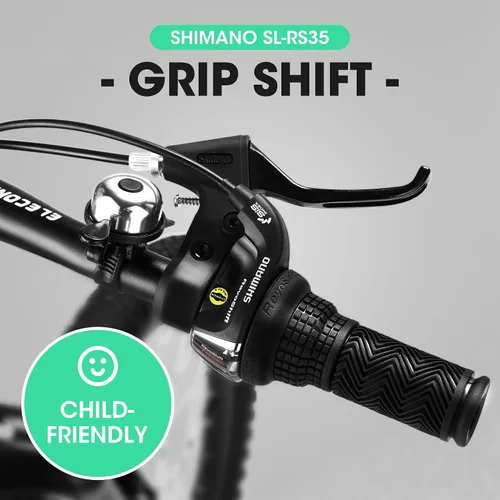 Vista 5 de Full Suspension Mountain Bike 21-Speed Verde