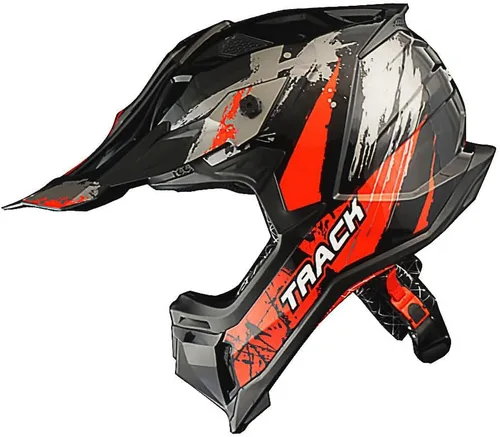Vista 16 de 1Storm - Casco de motocross para adulto ATV Dirt Bike BMX MX de estilo de pista en montaña JH601; de fibra de carbono negro