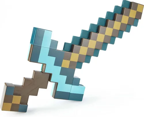 Vista 3 de Mattel Minecraft Transforming Diamond Sword & Pick-Axe
