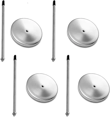 Vista 3 de SGrace Soporte de recibos Spike Bill Desk Barra recta Papel Stick Recibos Check Tenedor Acero Inoxidable (4)