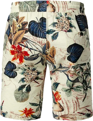 Vista 6 de Jogal - Camisa hawaiana de manga corta con botones para hombre