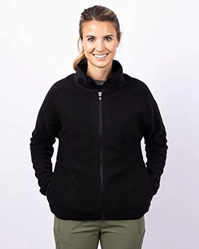Vista 4 de Cutter & Buck Cascade Eco - Chaqueta de vellón Sherpa para mujer