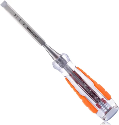 Vista 11 de Vanquish Cincel de madera de alto impacto con hoja forjada de una pieza cincel de mortaja de 1-1/4 pulgadas para carpintería (4607)