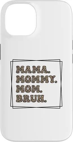 Vista 4 de Mama Mommy Mom Bruh Groovy Mommy Funny Mom Mothers Day Case for iPhone 16