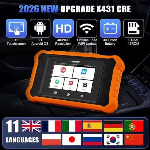 Vista 6 de LAUNCH Creader Elite V2.0 2026 apto para la herramienta de escaneo bidireccional Kia y Hyundai, todas las funciones de restablecimiento, escáner