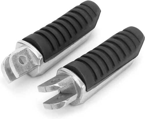 Vista 4 de Reposapiés delantero para motocicleta, 1 par de clavijas de pie pedales para Yamaha FJR1300 FZ1 FZ400 FZ6 FZ6R