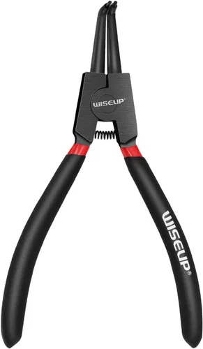 Vista 11 de WISEUP Juego de alicates de anillo a presión, 4 piezas de 7 pulgadas, kit de alicates de circlip interno/externo de 7 pulgadas, puntas de mandíbula