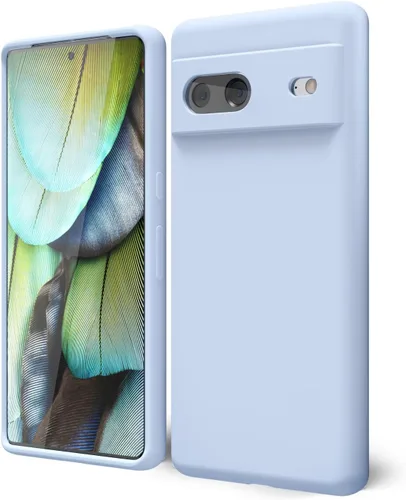 Vista 159 de oakxco para Google Pixel 6A Funda de teléfono de silicona líquida, diseño estético lindo y delgado para mujer y niña, cubierta de gel suave, lisa