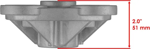 Vista 3 de Caltric Buje de rueda trasera izquierda/derecha con herrajes compatible con Polaris Scrambler 500 1997-1998 2005-2012