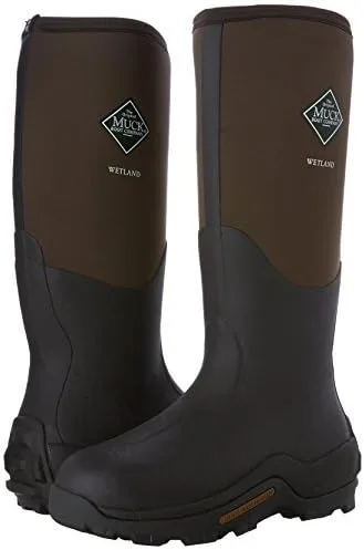Vista 6 de Muck Wetland Botas de goma de campo de primera calidad para hombre, Beige