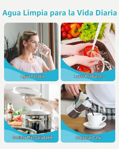 Vista 8 de AQUA CREST 7027S - Filtro de repuesto para filtro de grifo Brita®, cromado