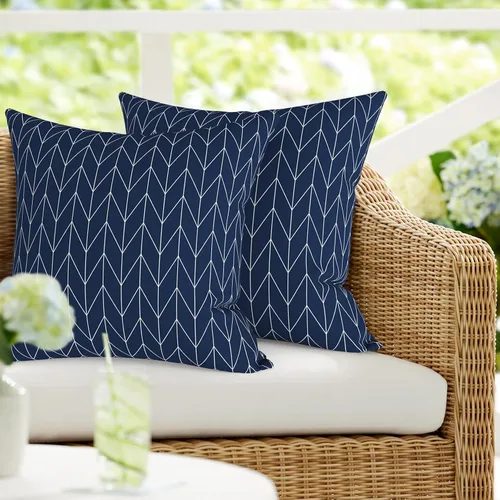 Vista 45 de DYTXIII Paquete de 2 almohadas lumbares impermeables para exteriores con rellenos, 12 x 20 pulgadas, almohada decorativa rectangular para patio