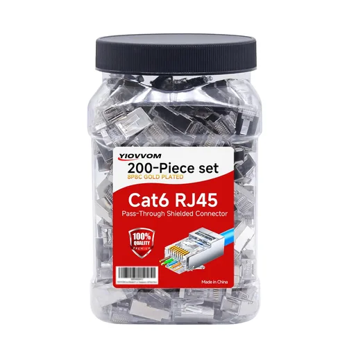 Vista 11 de Conectores RJ45 8P8C de paso Cat 6