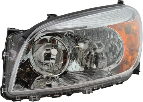 Vista 5 de Juego de montaje de faros delanteros para el lado del conductor y del pasajero, compatible con Toyota RAV4 TO2518106 TO2519106 2006-2008 TO2519106