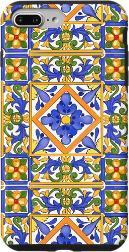 Vista 12 de Sicilian,Italian,Summer,Tiles,Mosaic,Majolica Art Case for iPhone 17