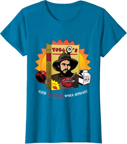 Vista 61 de Torgo Camiseta de película de culto de cereales, Negro, S