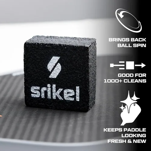 Vista 2 de Pickleball - Borrador Limpiador de Paleta con Estuche de Almacenamiento y Transporte, Limpiador Premium de Raqueta de Pickleball de Fibra