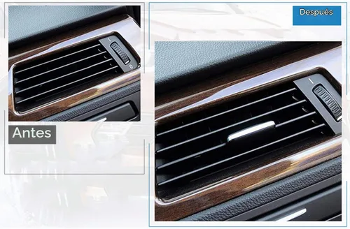 Vista 2 de Jaronx 1 pestaña de clip de ventilación compatible con BMW Serie 3 E90 E91 E92 E93, pestañas de rejilla de aire mejoradas, clip de salida