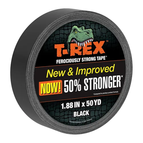 Vista 17 de T-REX Cinta adhesiva extra ancha, 2.83 pulgadas x 25 yardas, gris plomizo Pavonado