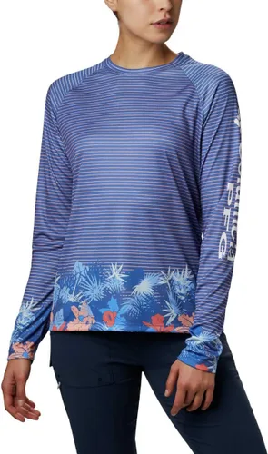 Vista 17 de Columbia womens Super Tidal Tee Long Sleeve Cypress Seamoss
