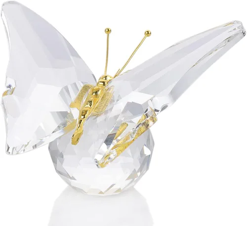 Vista 15 de Movdyka Mariposa de Cristal para Mamá Mujeres Mariposa de Metal Decoración de Habitación Colección Figurina Mariposa de Vidrio Azul Artesanía