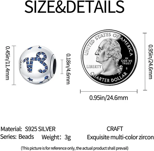 Vista 44 de Pandach 12 dijes de cumpleaños con signo del zodiaco de plata de ley 925 con piedra natal para mujer, pulsera, collar, pulsera, regalo para mujeres