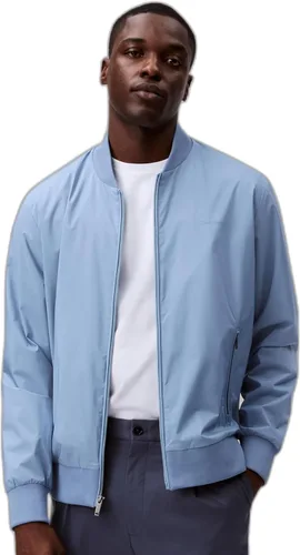 Vista 9 de Calvin Klein Chaqueta bomber con cremallera con logotipo mate para hombre