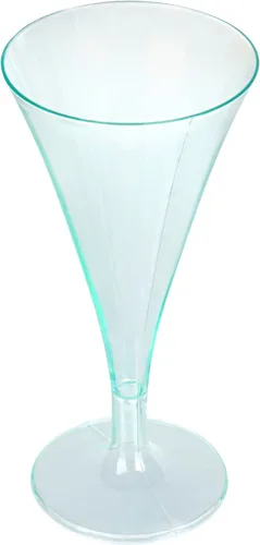 Vista 2 de Restaurantware Vasos de Martini desechables de 3 onzas, 100 mini tazas de Martini de plástico, aperitivo para fiestas o catering, mini vasos