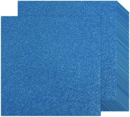 Vista 15 de Goefun - Cartulina negra con purpurina de doble cara de 8.5 x 11 pulgadas, 24 hojas de 9.88 oz/m²/100 libras, papel de cartulina negra