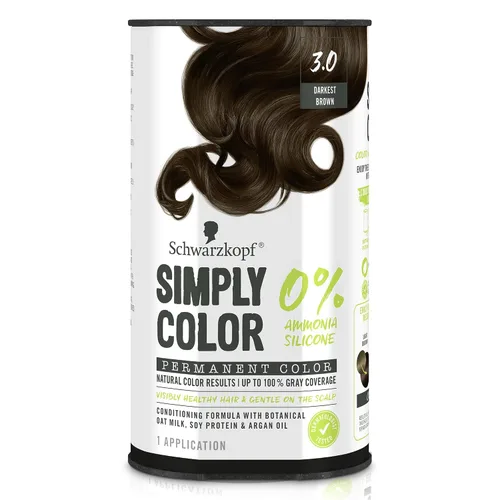 Vista 12 de Schwarzkopf Simply Color - Tinte permanente para el cabello, chocolate oscuro 3.65, de larga duración con ingredientes nutritivos, sin amoníaco ni