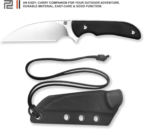 Vista 5 de ARTISANCUTLERY Cuchillo táctico Sea Snake (ATZ-1842) AR-RPM9 Hoja de acero en polvo G10 Mango Cuchillo de hoja fija Negro