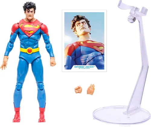 Vista 4 de McFarlane Toys DC Multiverse Superman - Figura de acción de Jonathan Kent Future State de 7 pulgadas con accesorios