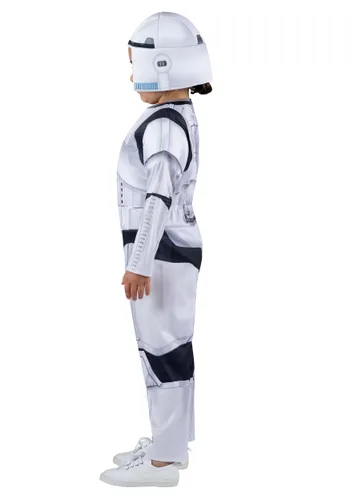Vista 4 de Disfraz Deluxe de Stormtrooper para Niño Pequeño Multicolor