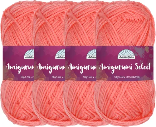 Vista 12 de JubileeYarn Amigurumi Select - Hilo acrílico DK - Begonia - 4 madejas