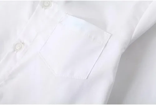 Vista 5 de Conjunto de chaleco de 3 piezas para bebé niño con camisa blanca, chaleco de celosía y pantalón