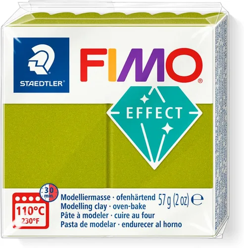 Vista 5 de FIMO - Arcilla para modelar horno de polímero suave, bloques de 2.01 oz, 6 unidades, colores metálicos
