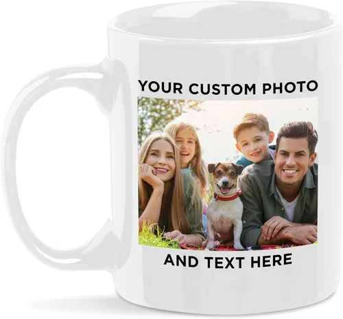 Vista 38 de Tazas de café de cerámica personalizadas para el Día del Padre, 11 onzas, juego de 10/50/100, paquete personalizado a granel, juego de tazas de café